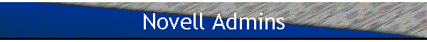 Novell Admins