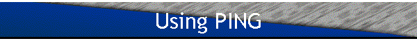 Using PING